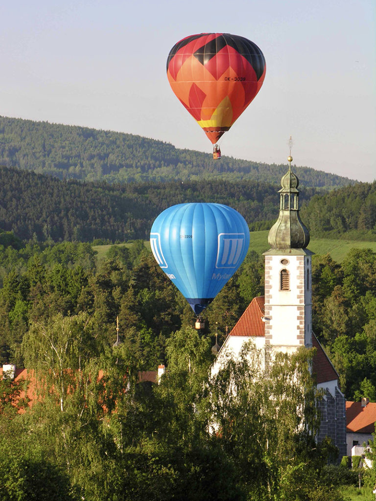 Vyhlídkové lety horkovzdušným balónem